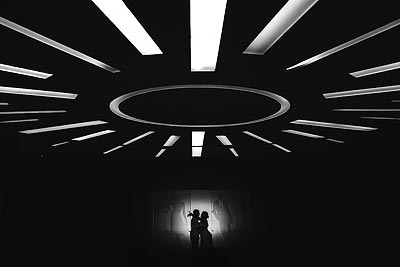wedding creative photography - Moon Palace Cancun - Black and White